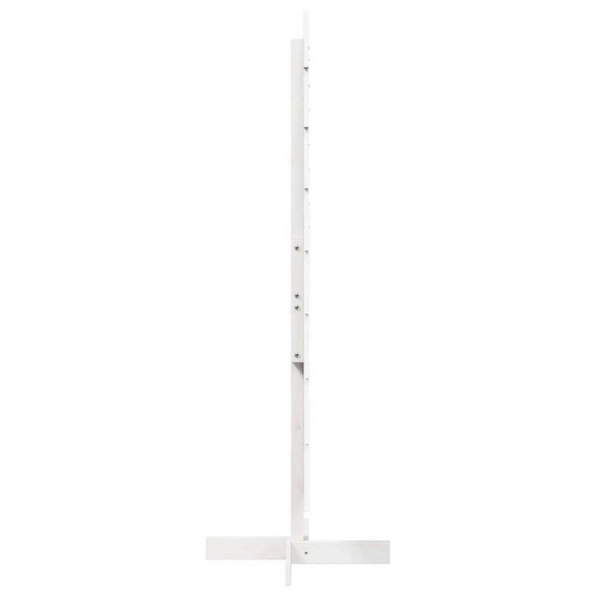 VIDAXL Arbre de Noël en bois pour décoration blanc 150 cm pin massif