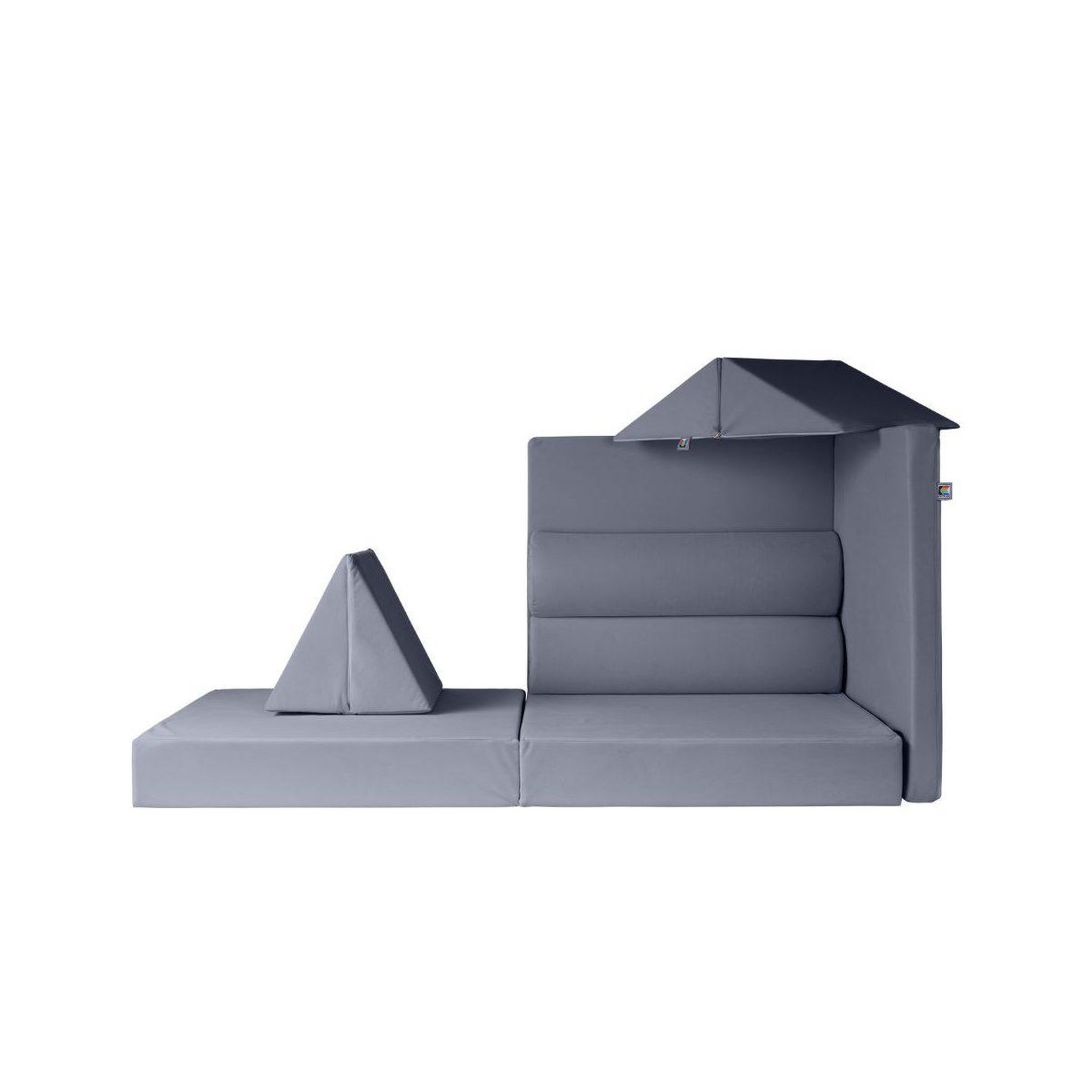 Voir la diapositive 4 : Kettler Pack saut  and  détente : trampoline jump 244 + canapé enfant kreaty (gris)