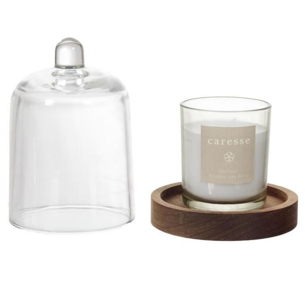 Paris Prix Bougie Parfumée Cloche  Caresse  90g Brume des Bois