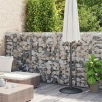VIDAXL Mur a gabion avec couvercles Acier galvanise 900 x 50 x 150 cm