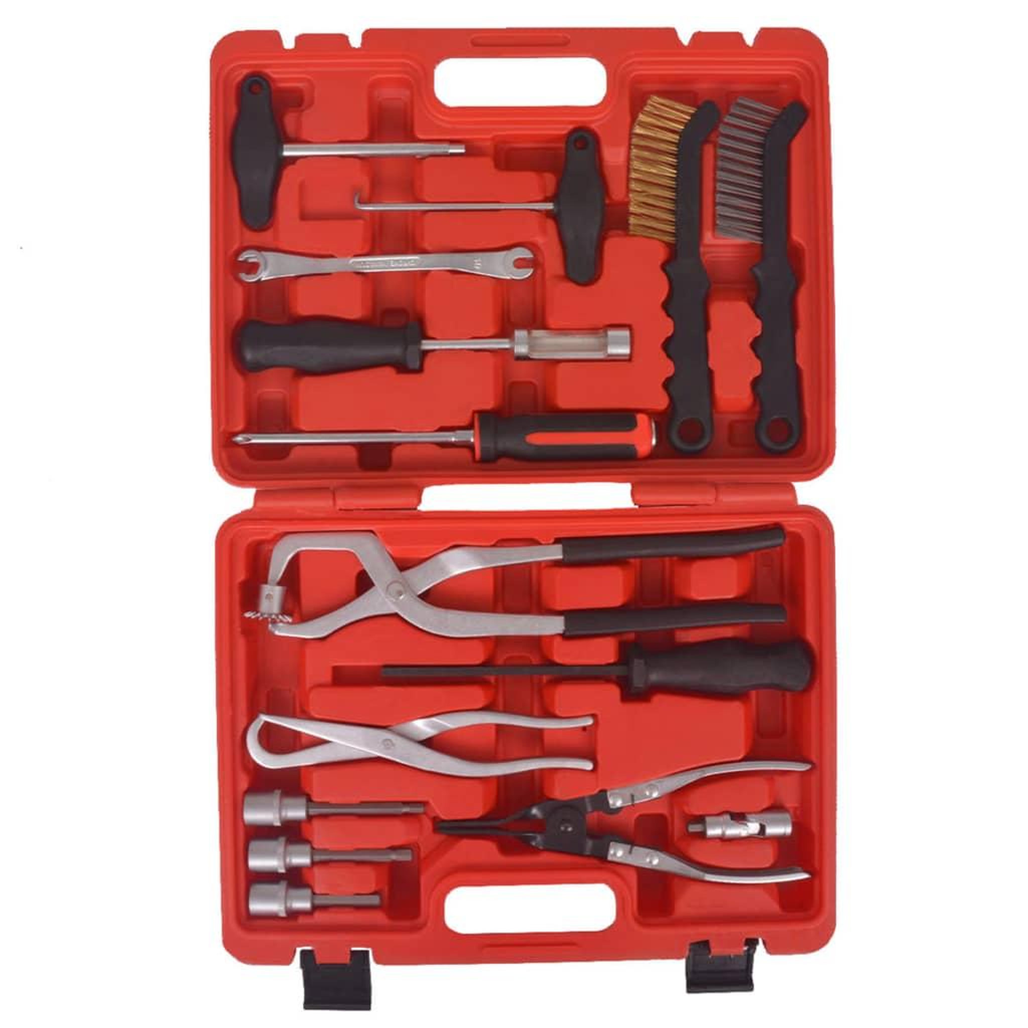 Voir la diapositive 2 : VIDAXL Ensemble d'outils d'assemblage et d'entretien des freins 15 pcs