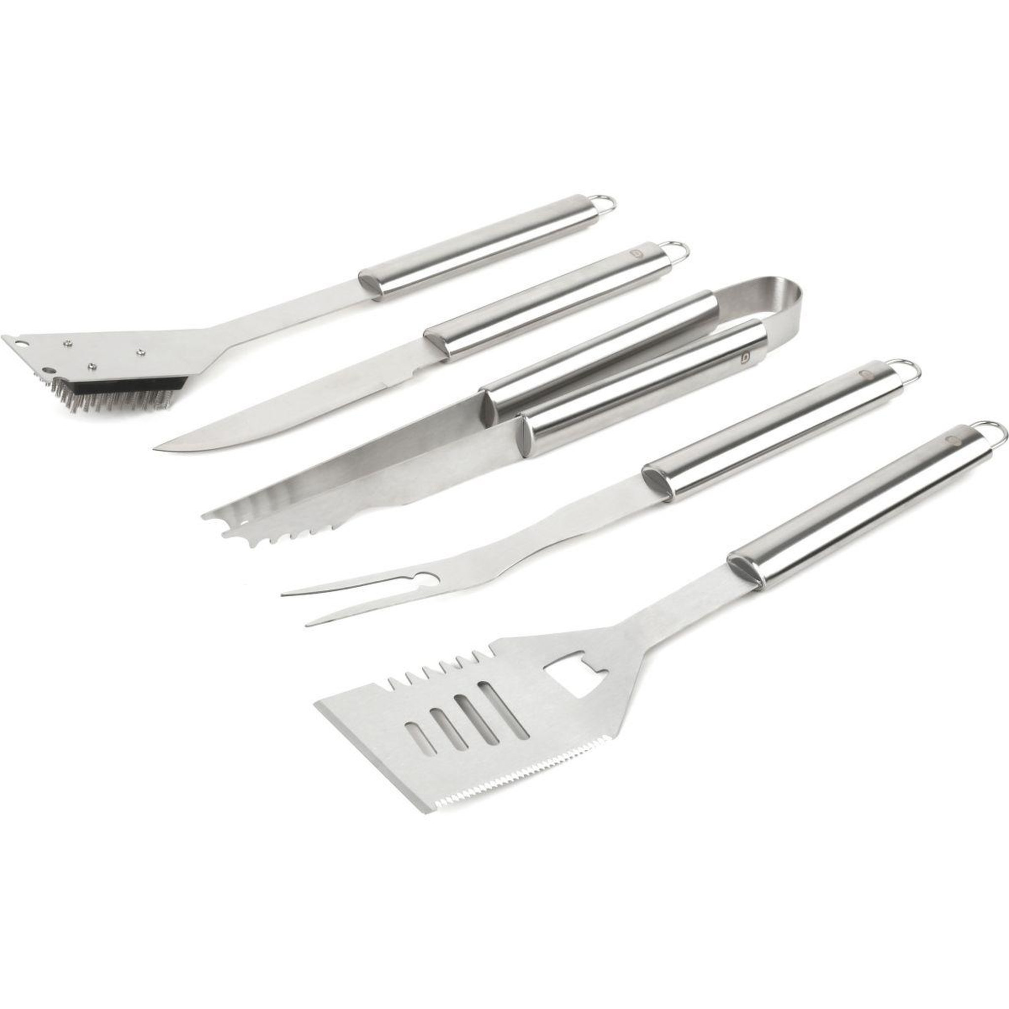 Voir la diapositive 3 : ESSENTIEL B Ustensile barbecue malette set 5 pièces