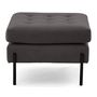 Voir la diapositive 4 : LISA DESIGN Isaure - pouf en velours
