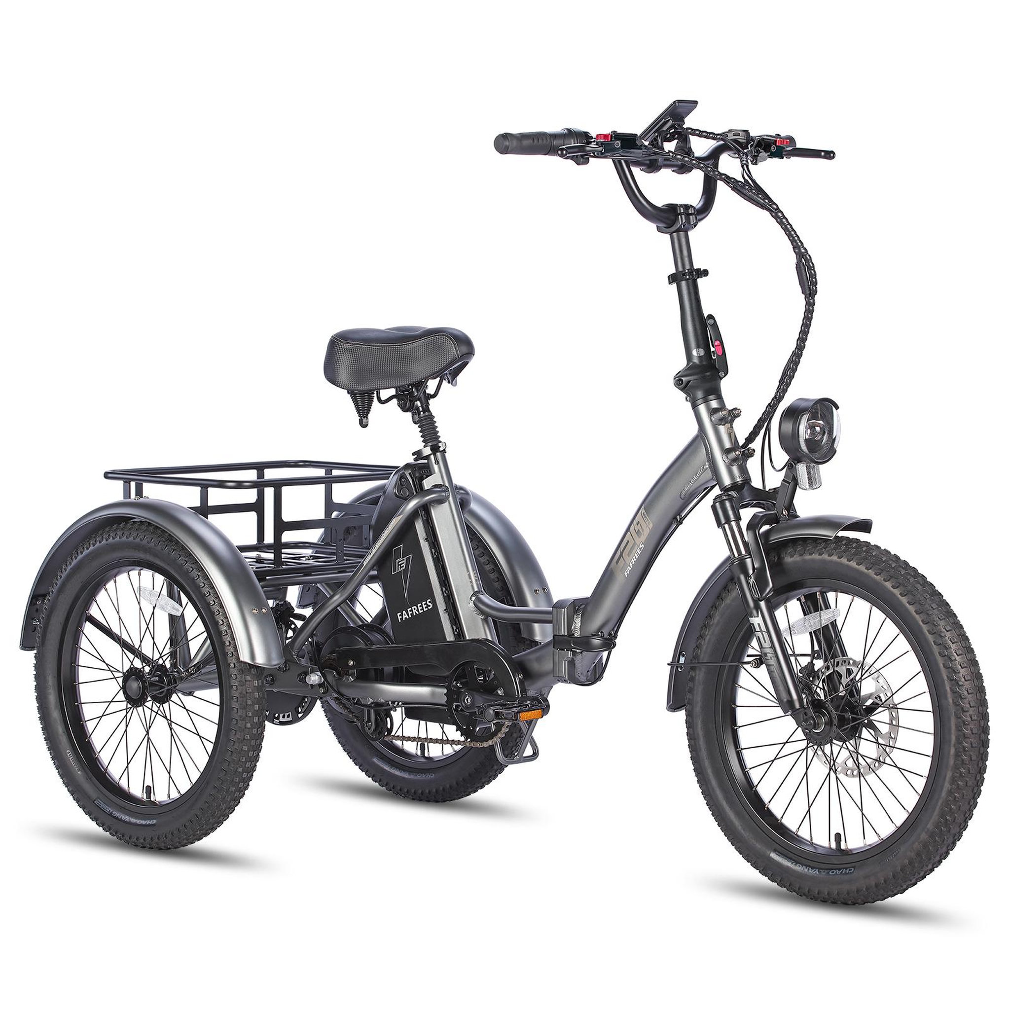 Voir la diapositive 3 : FAFREES Tricycle cargo électrique fafrees f20 mate