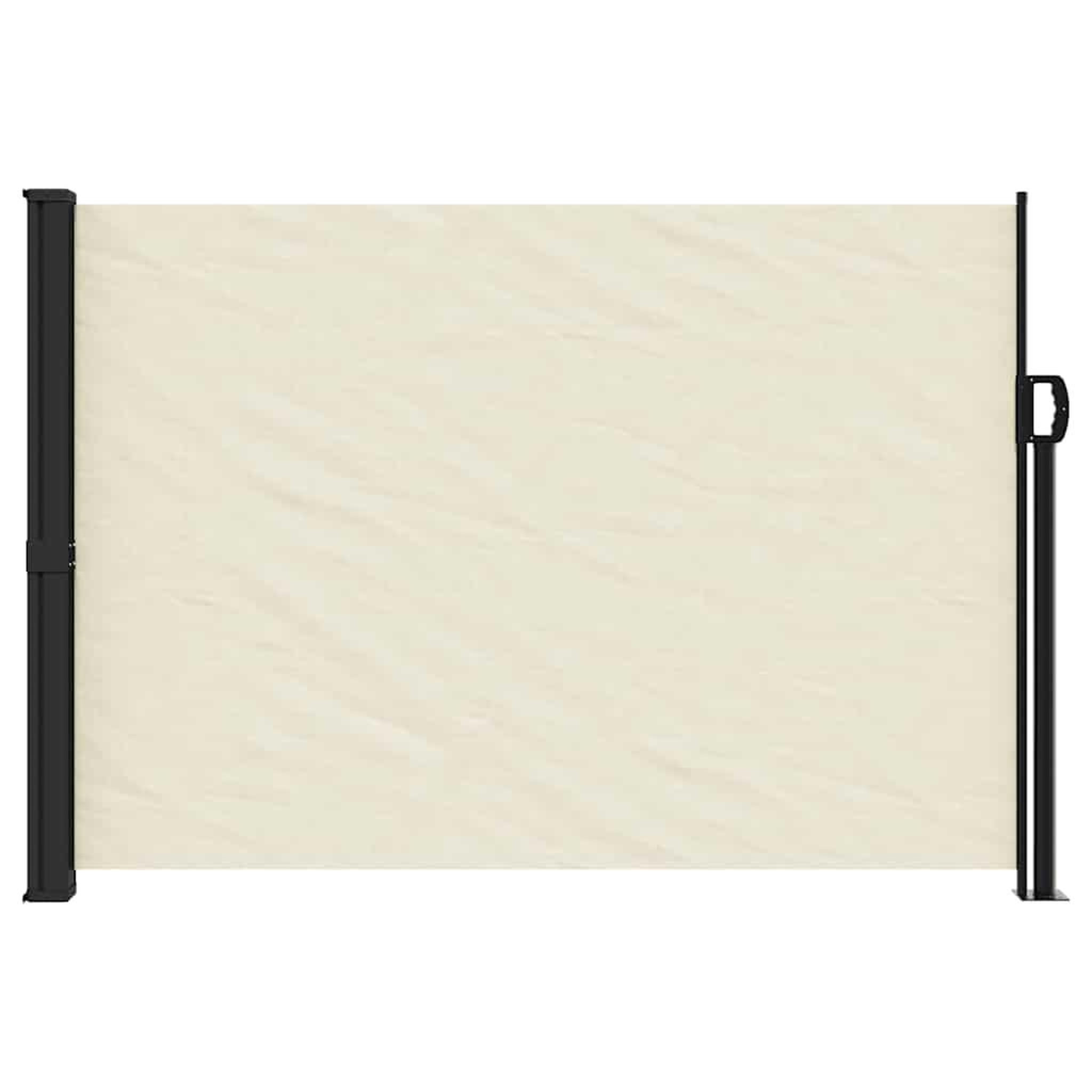 Voir la diapositive 3 : VIDAXL Auvent lateral retractable creme 140x600 cm