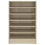 Voir la diapositive 5 : VIDAXL Armoire a chaussures Chene Sonoma 60x35x92 cm Bois d'ingenierie