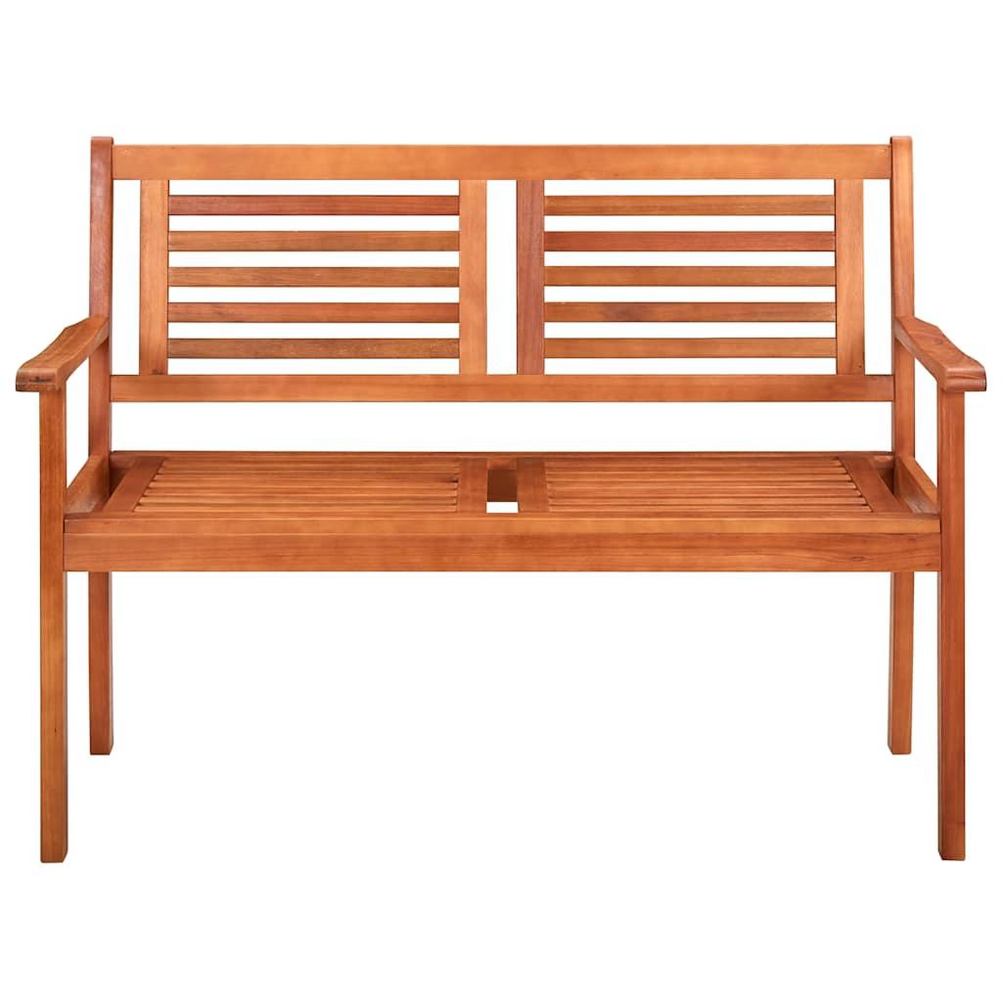 Voir la diapositive 3 : VIDAXL Banc de jardin 2 places avec coussin 120 cm Bois d'eucalyptus