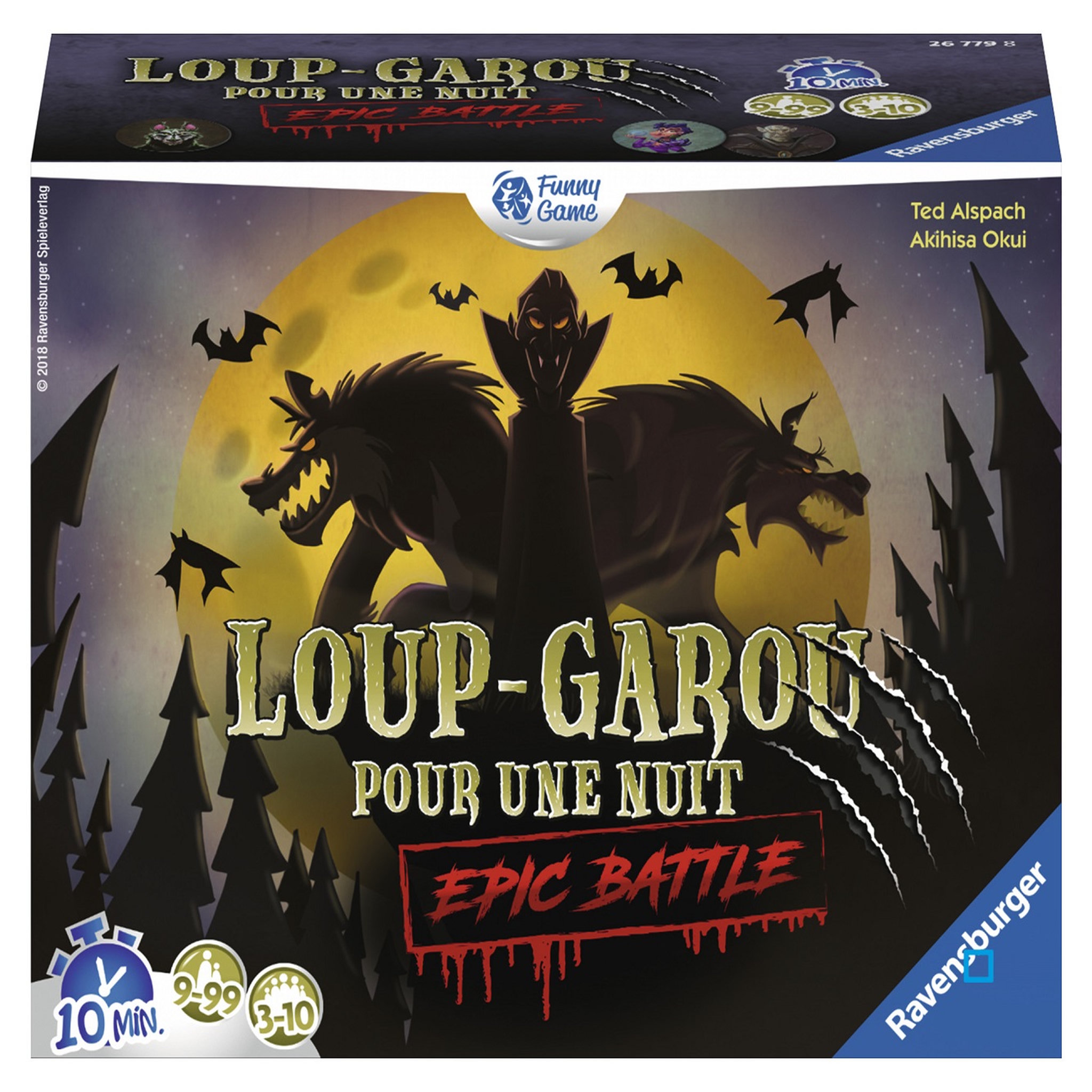 RAVENSBURGER Jeu Loup Garou pour une nuit epic battle
