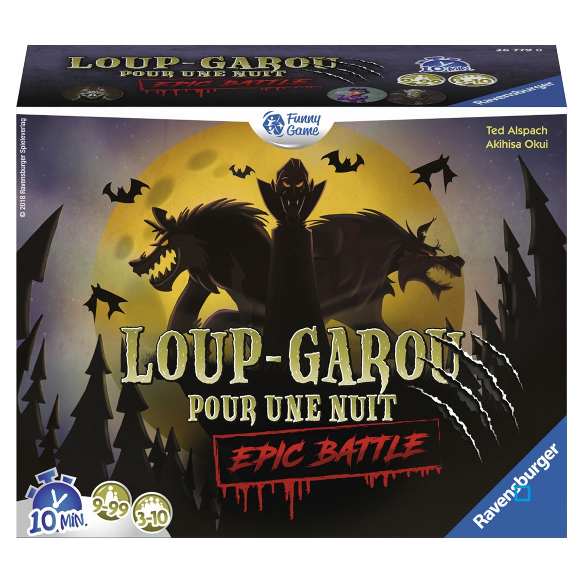 RAVENSBURGER Jeu Loup Garou pour une nuit epic battle