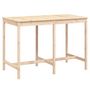 Voir la diapositive 2 : VIDAXL Table de jardin 159,5x82,5x110 cm bois massif de pin