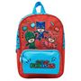 Voir la diapositive 4 : Sac maternelle rouge 3D Pyjamask
