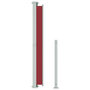 Voir la diapositive 5 : VIDAXL Auvent lateral retractable de patio 180x500 cm Rouge