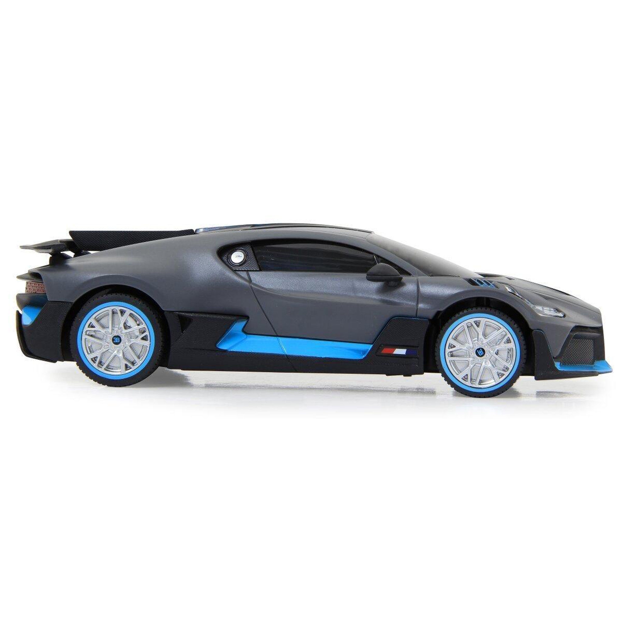 Voir la diapositive 2 : Jamara Voiture télécommandée bugatti divo 1:24 gris 2,4ghz