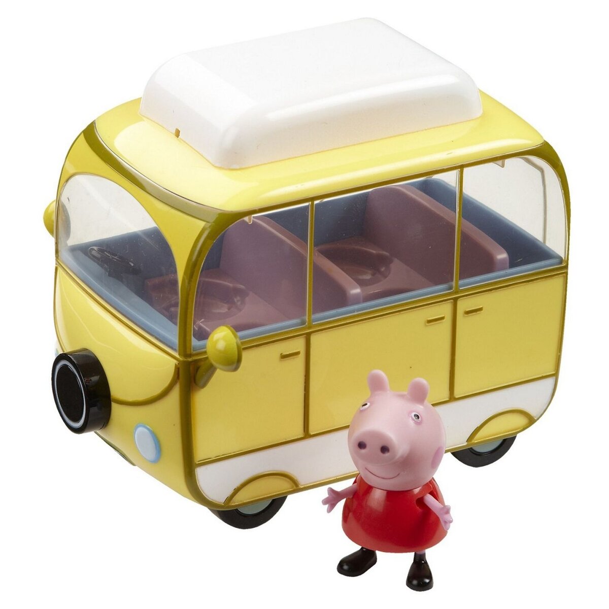 GIOCHI PREZIOSI Véhicule avec figurine - Bus scolaire - Peppa Pig 