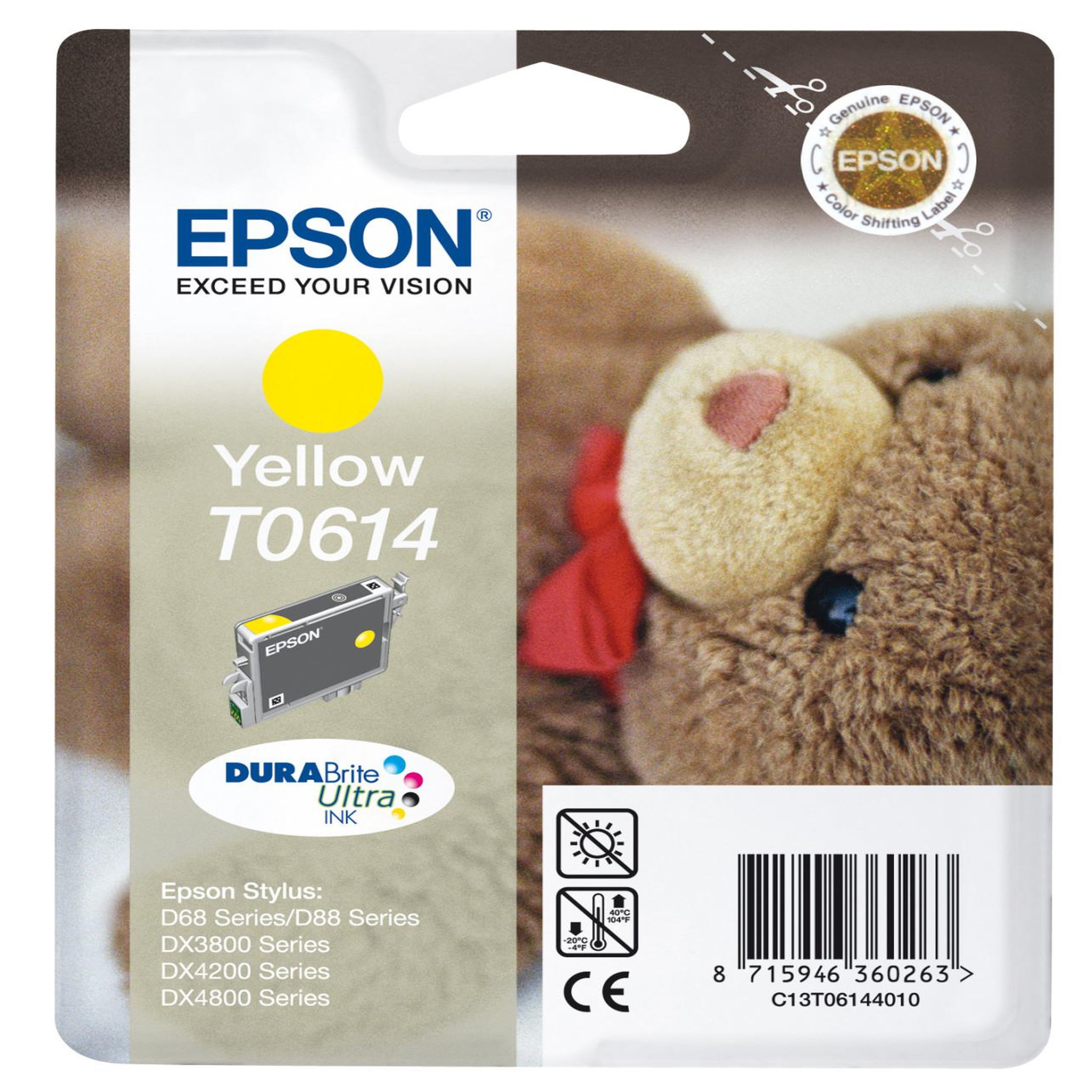 Voir la diapositive 3 : Epson Epson teddybear t0614 cartouche d'encre 1 pièce(s) original jaune