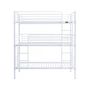 Voir la diapositive 4 : Habitat et Jardin Lit triple superposé metal  Havin  - 90 x 190 cm - Blanc