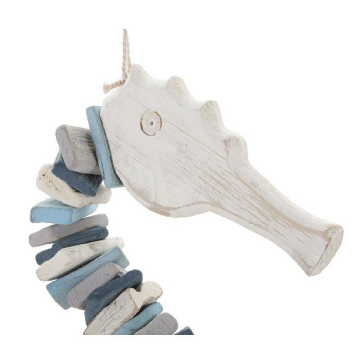 Paris Prix Décoration Murale en Bois  Hippocampe  55cm Multicolore