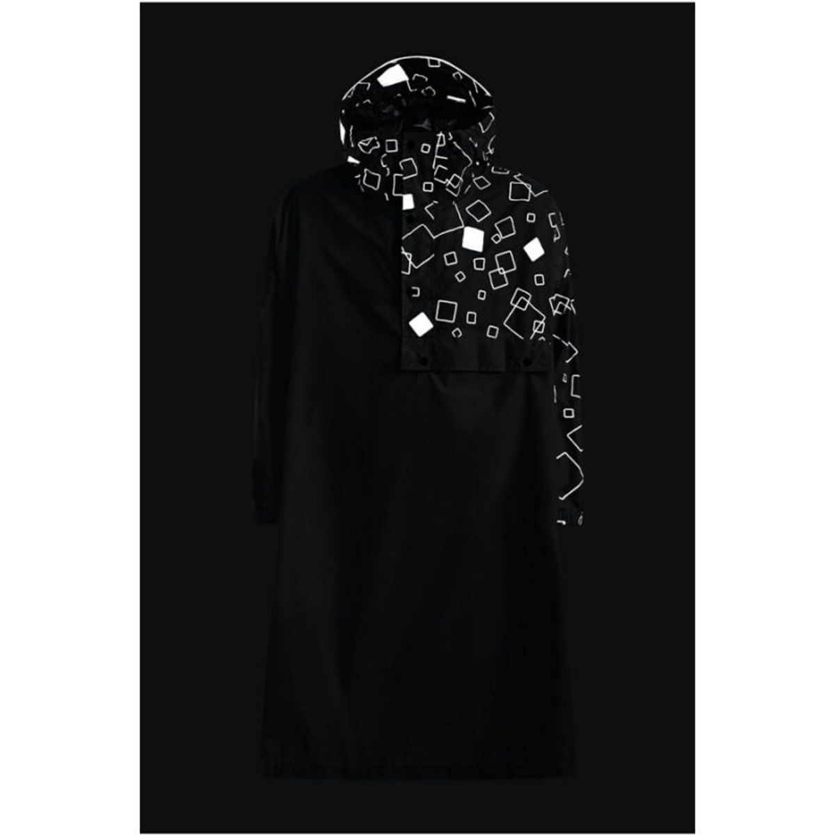 URBAN CIRCUS Veste imperméable et anti pluie Urban Circus Cape de pluie Essentiel Noir
