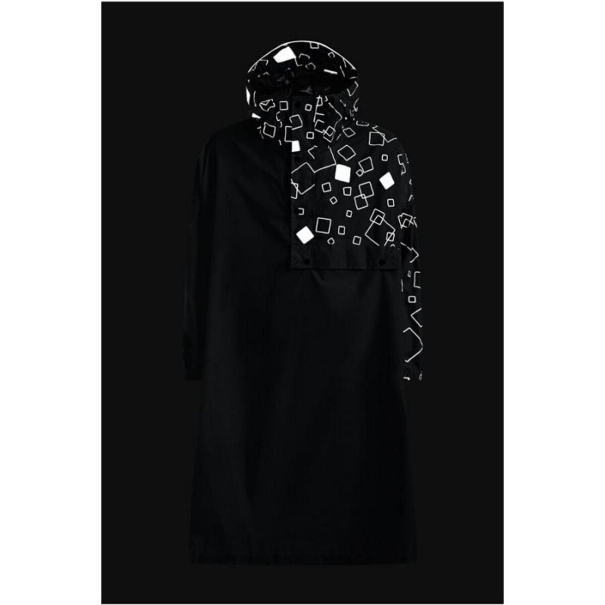 URBAN CIRCUS Veste imperméable et anti pluie Urban Circus Cape de pluie Essentiel Noir