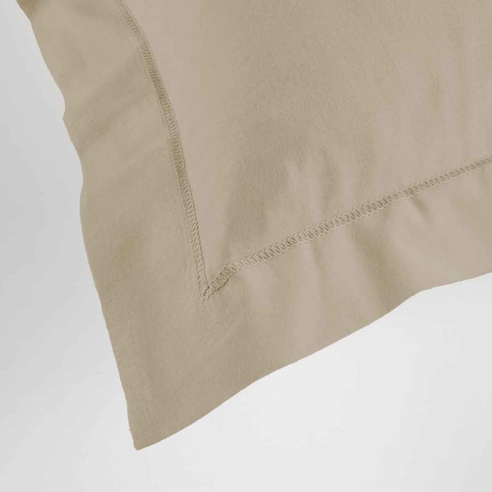 Voir la diapositive 2 : Douceur d'Intérieur Taie d'oreiller en coton bio  biolina  63x63cm taupe