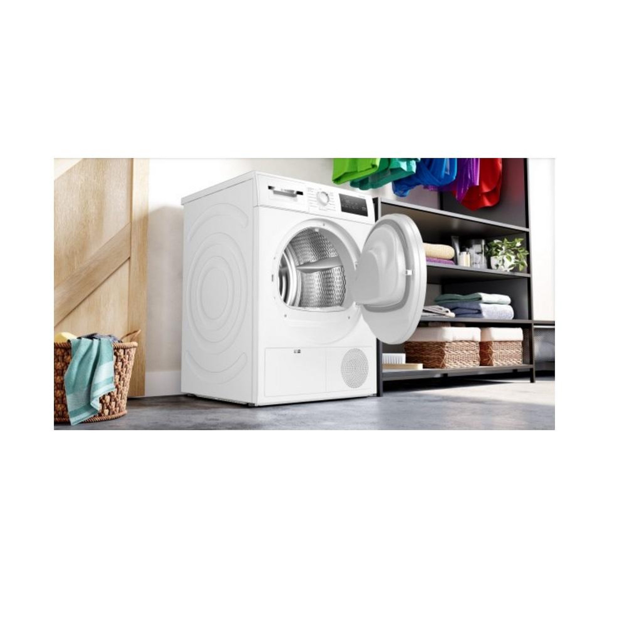 Voir la diapositive 5 : BOSCH Sèche -linge à condensation 60cm 8kg b blanc - wtn83209fr