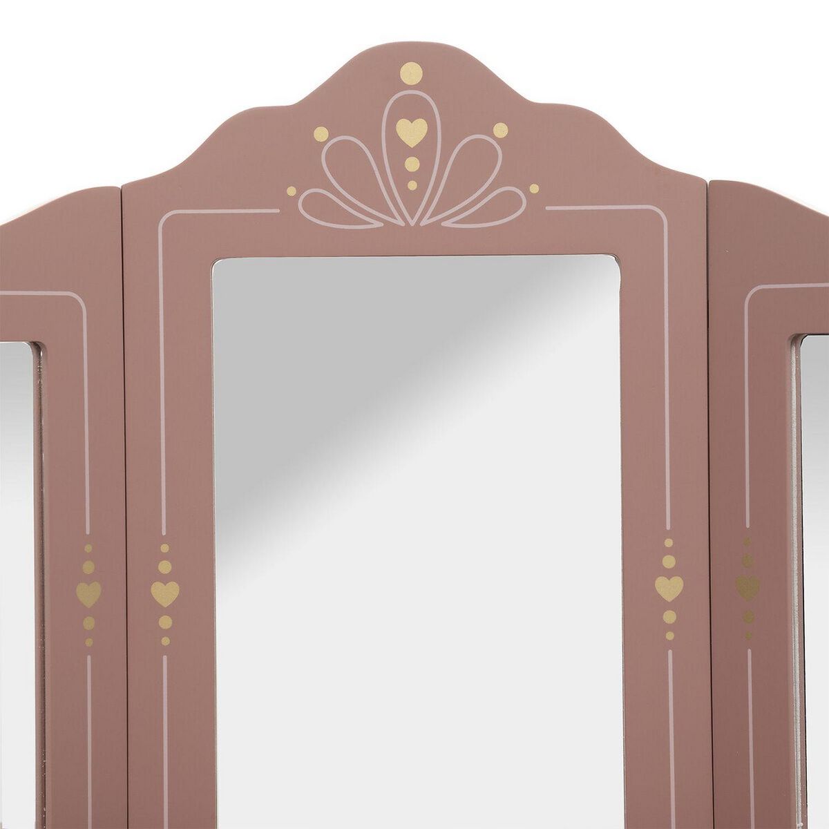 ATMOSPHERA Coiffeuse et tabouret Sissi pour enfant - Rose