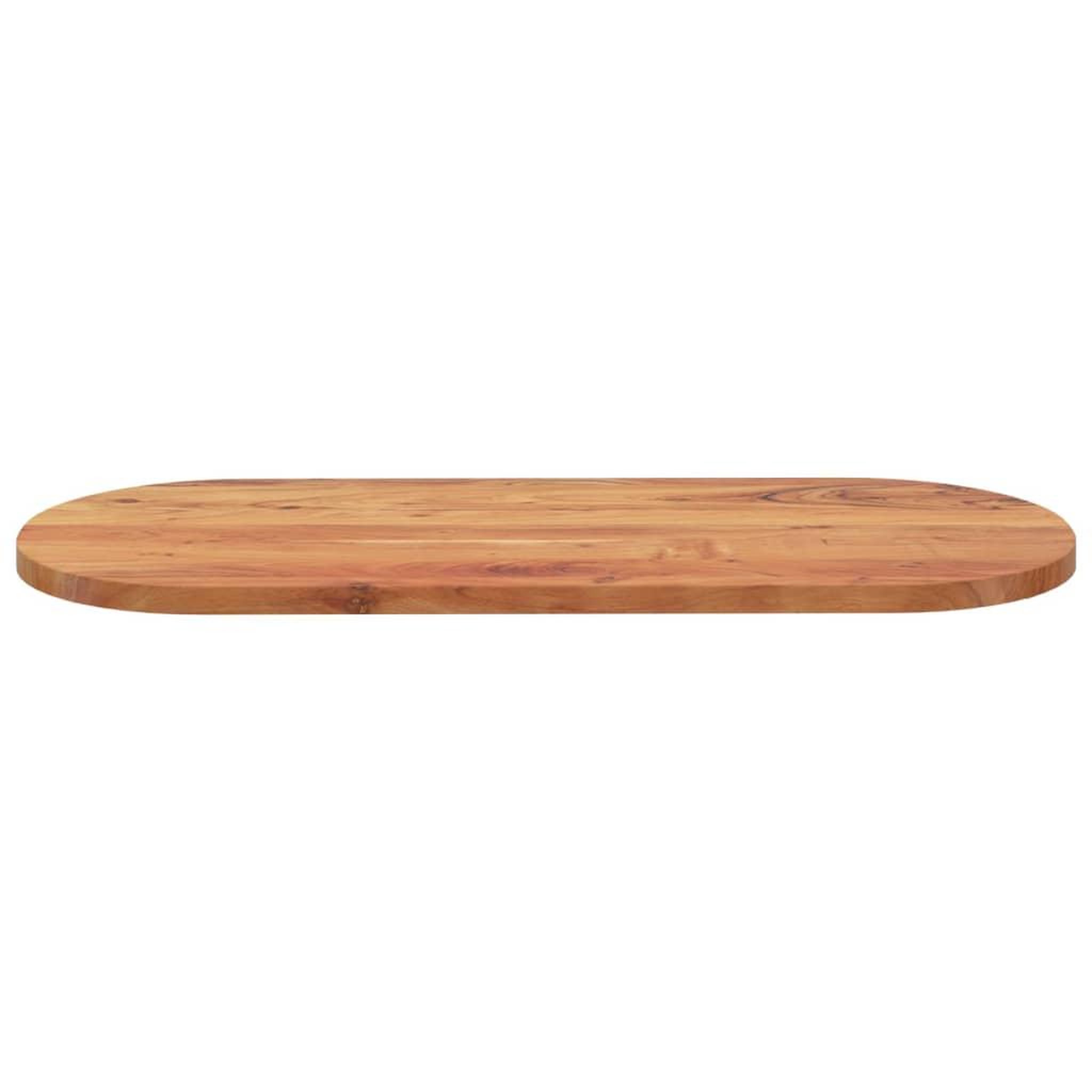 Voir la diapositive 3 : VIDAXL Dessus de table 140x60x2,5 cm ovale bois massif d'acacia