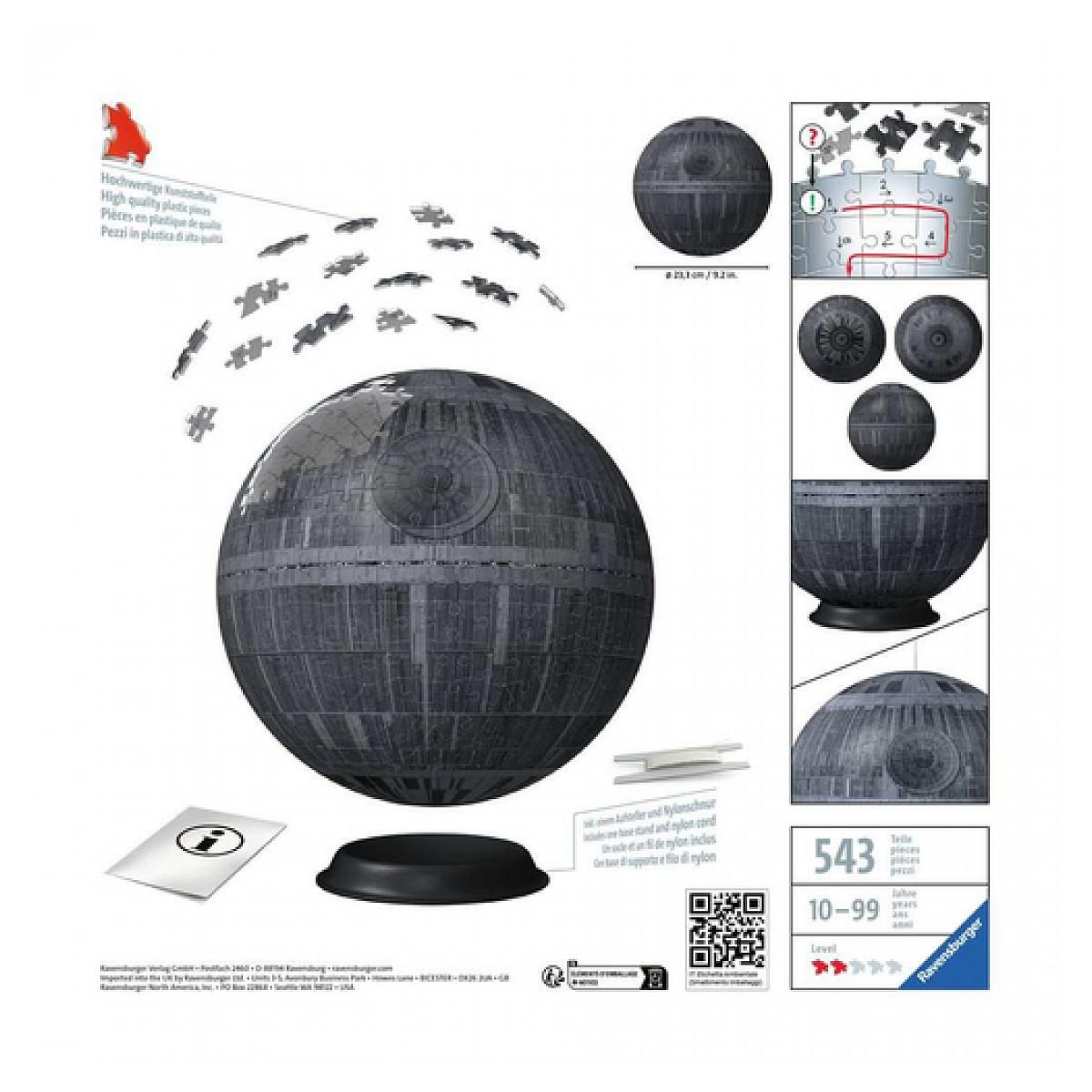 RAVENSBURGER Pz 3D Star Wars 540p etoile de la mort