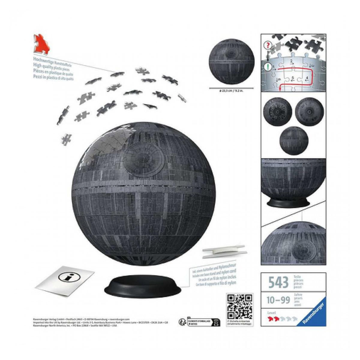 RAVENSBURGER Pz 3D Star Wars 540p etoile de la mort