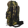 Voir la diapositive 3 : VIDAXL Sac à dos de randonnée vert camouflage 60 L tissu oxford