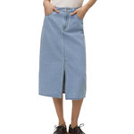 Vero Moda Jupe Longue Jean  Femme Vero Moda Veri. Coloris disponibles : Bleu