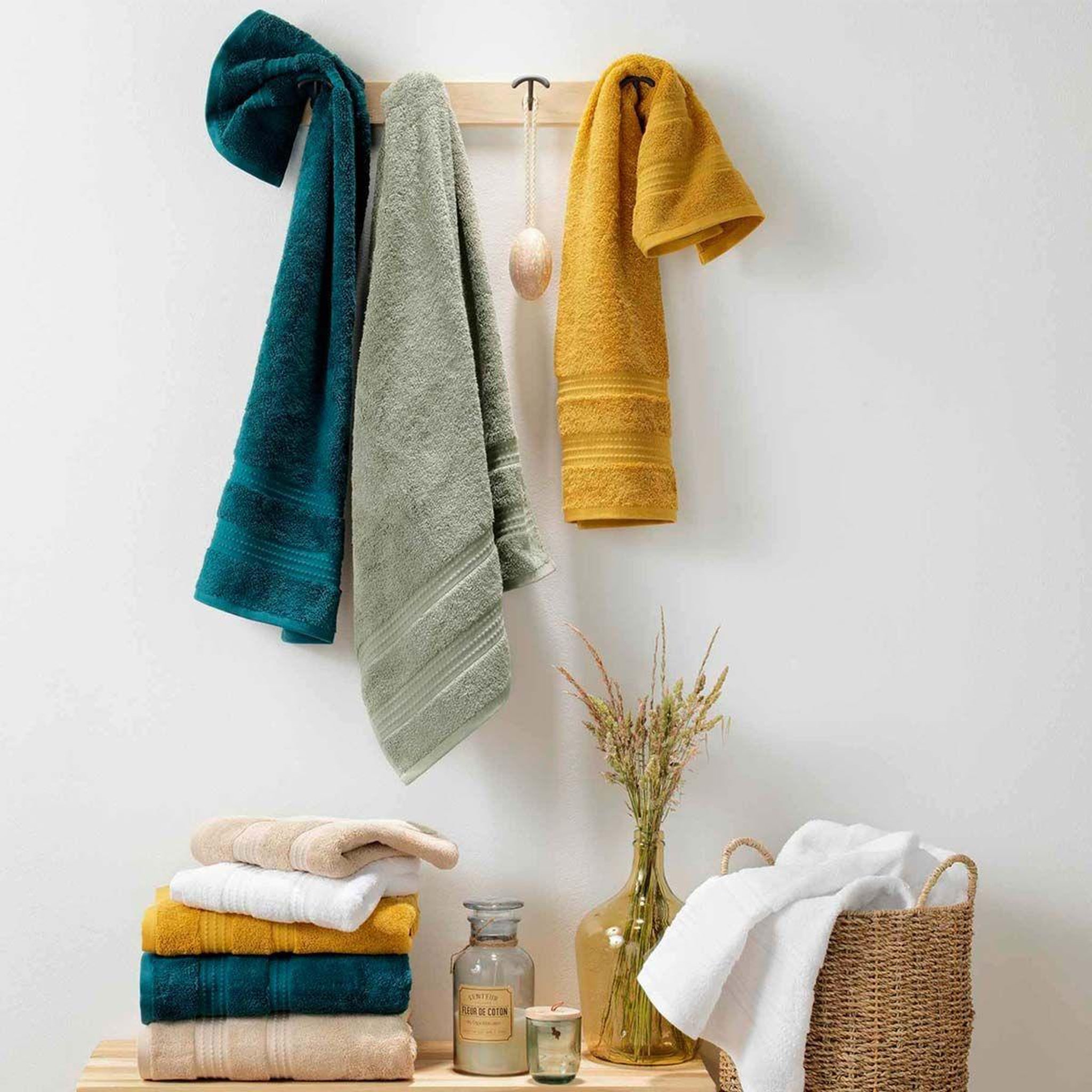 Voir la diapositive 4 : Douceur d'Intérieur Drap de bain  excellence  90x150cm tournesol
