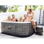 Voir la diapositive 5 : INTEX Spa gonflable PureSpa Ardoise carré Bulles 6 places - Intex