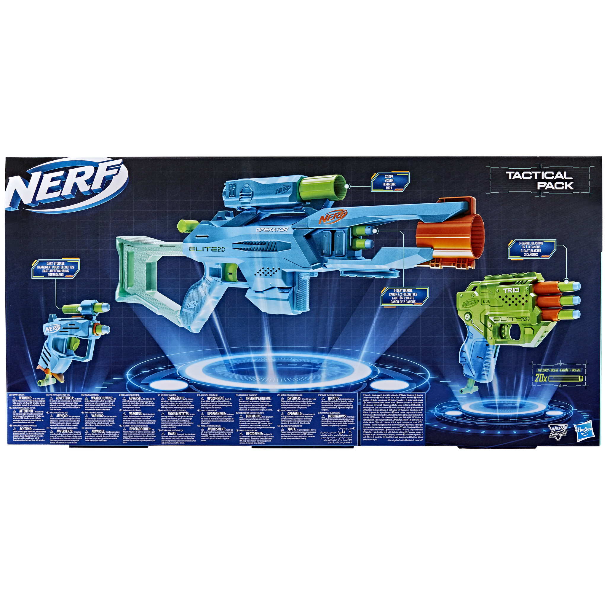 Voir la diapositive 4 : NERF Tactical Pack Nerf Elite 2.0