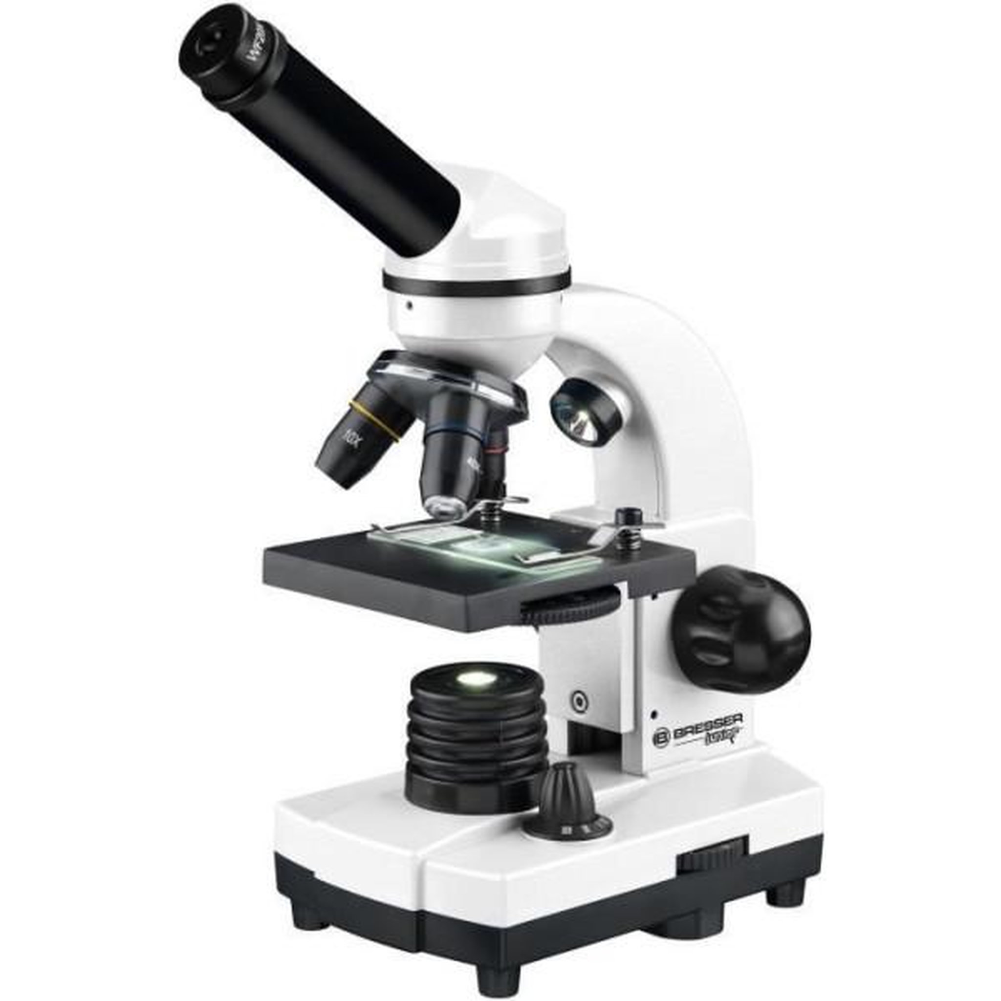 Voir la diapositive 4 : Bresser Microscope biolux sel avec systeme de zoom, grossissement 40x-1600x, support smartphone, coffret rigide, microscope étudiant, b