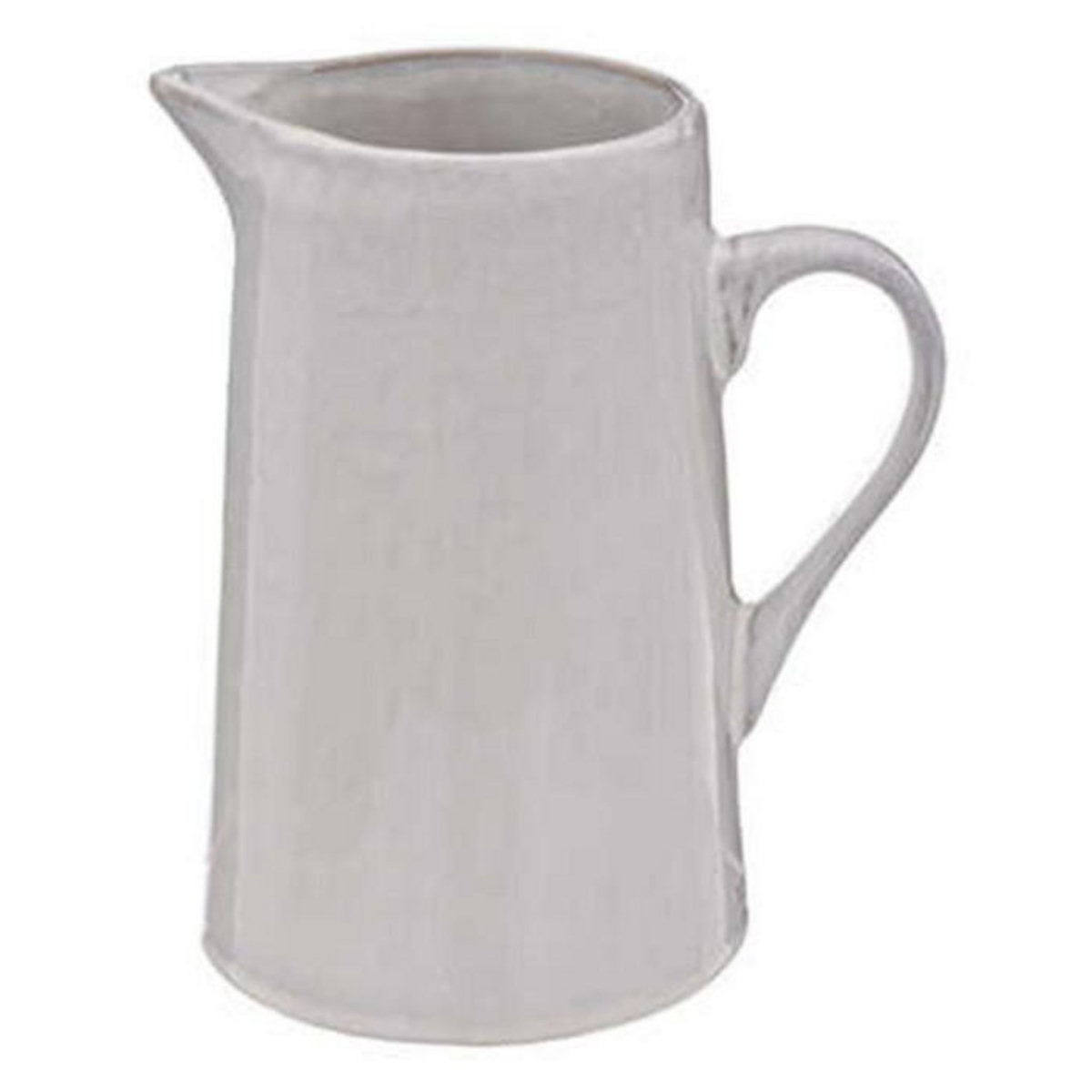 SECRET DE GOURMET Pichet Design en Faïence  Carmen  90cl Gris