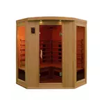 Habitat et Jardin Cabine de sauna à infrarouges - 3/4 personnes - 150 x 150 x 190 cm - Bois