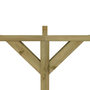 Voir la diapositive 5 : VIDAXL Pergola a appentis 2 x 4 x 2,2 m Bois