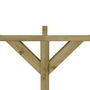 Voir la diapositive 5 : VIDAXL Pergola a appentis 2 x 4 x 2,2 m Bois