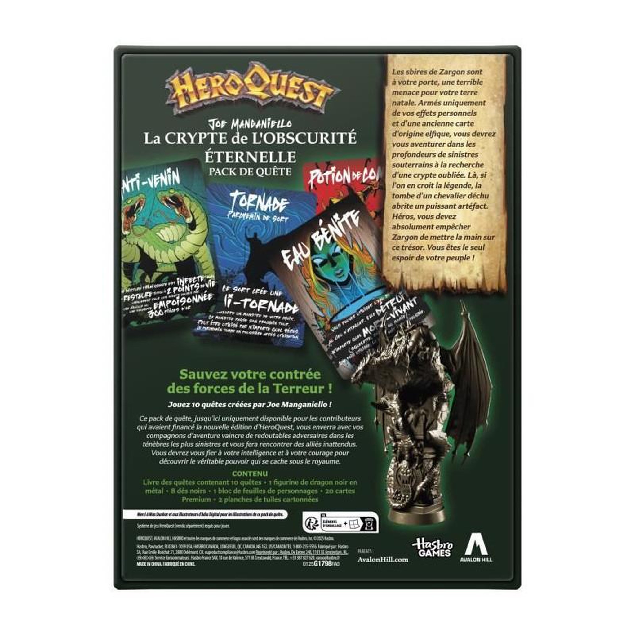 Voir la diapositive 6 : HASBRO Jeu de société Hasbro La Crypte de l'Obscurité Éternelle
