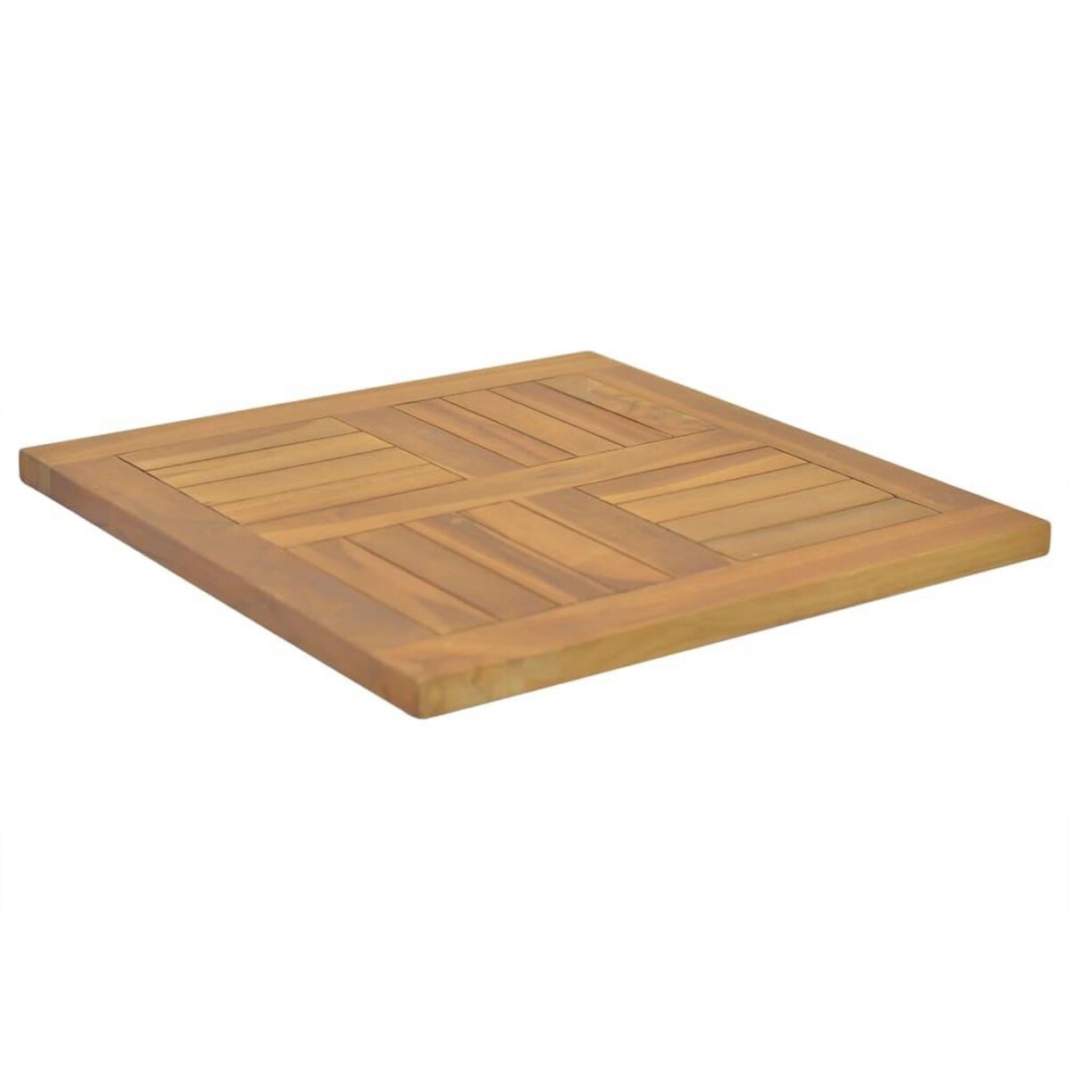 VIDAXL Dessus de table carre 50x50x2,5 cm Bois de teck massif