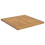 Voir la diapositive 3 : VIDAXL Dessus de table carre 50x50x2,5 cm Bois de teck massif