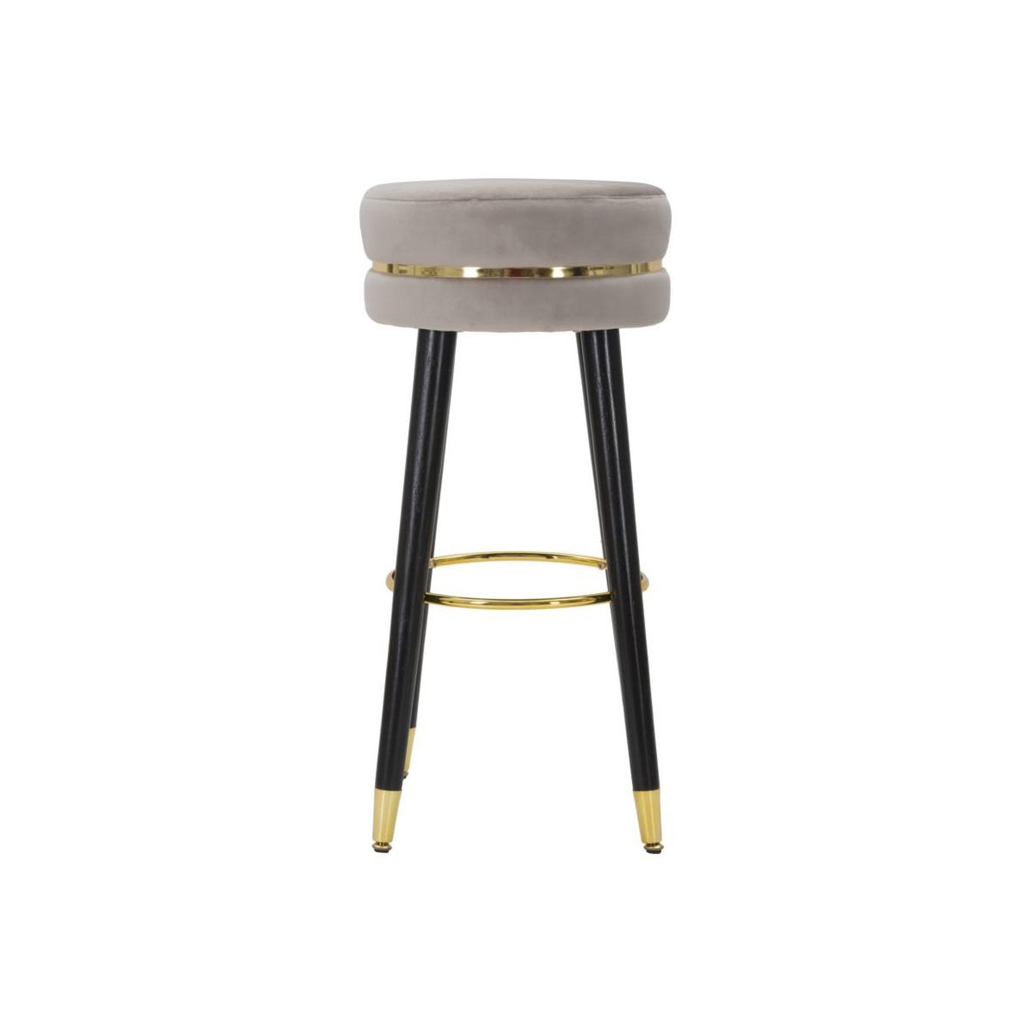 Voir la diapositive 2 : Paris Prix Tabouret de bar design  paris  74cm gris & or