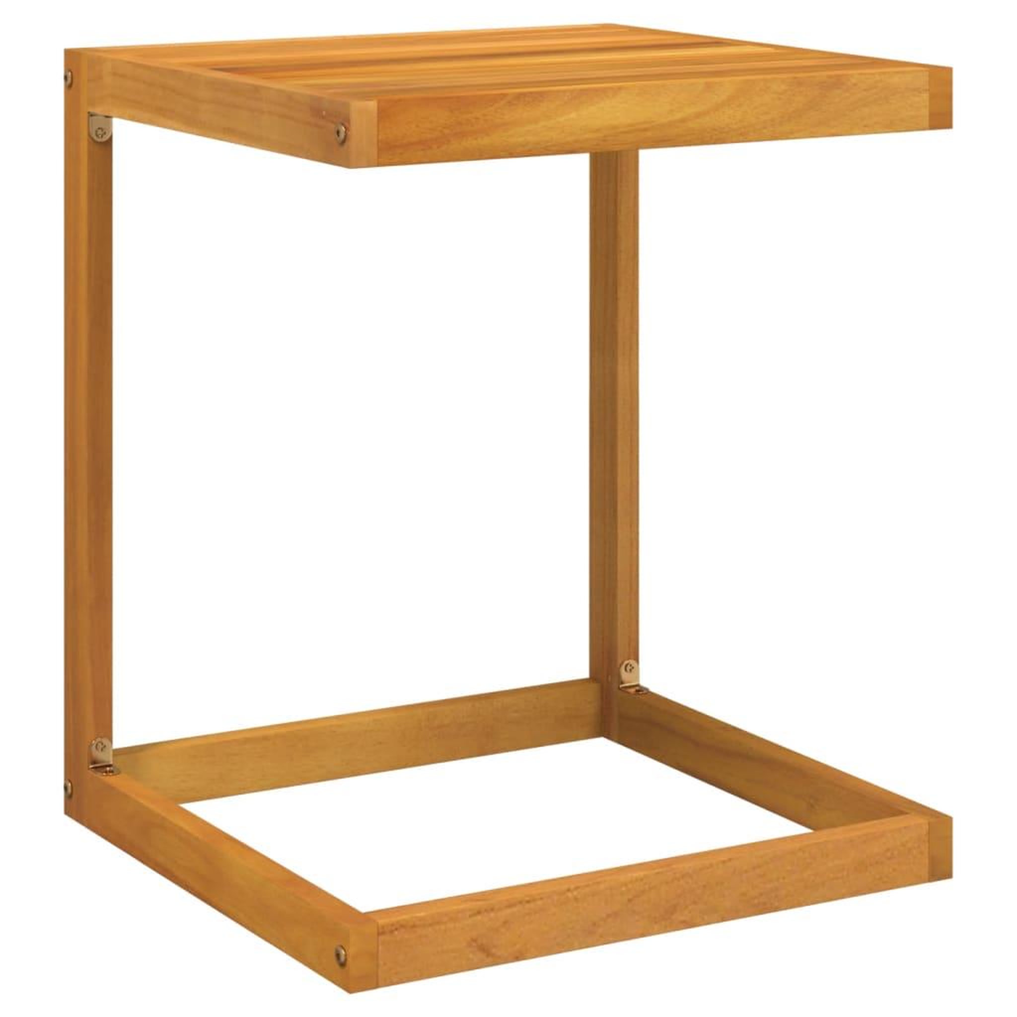 Voir la diapositive 2 : VIDAXL Vidaxl vidaxl table en forme de C 42 x 42 x 40 cm cm bois massif d'acacia