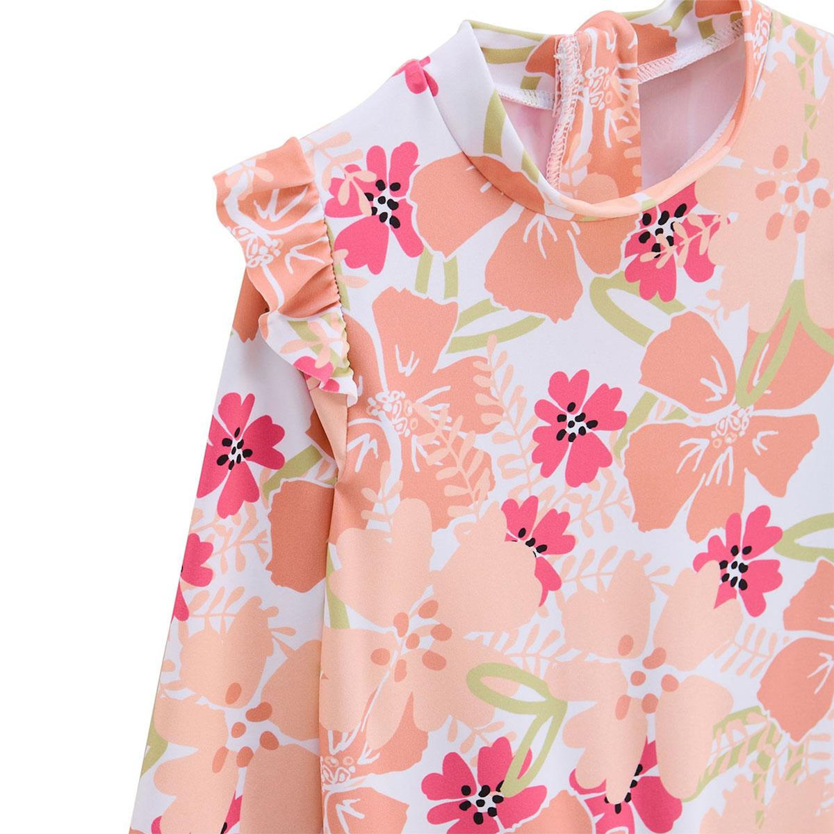 Petit Béguin Combinaison de bain bébé manches longues protection UV Rosara