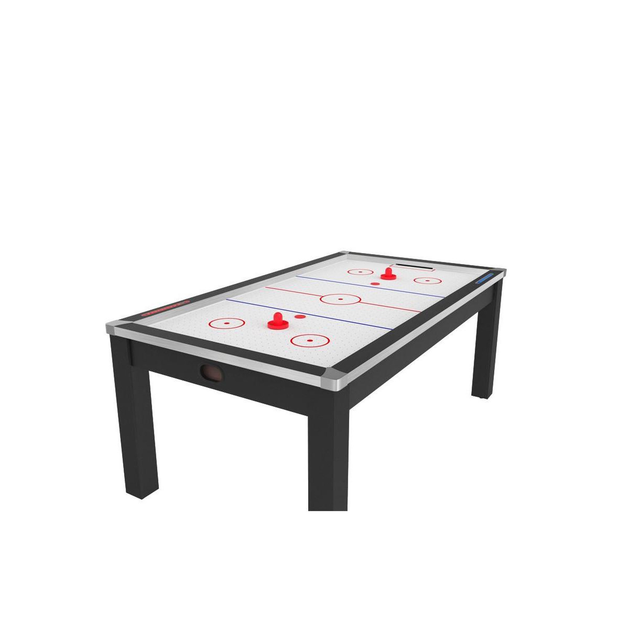 Voir la diapositive 2 : DE FAUGERES Table de Air Hockey Convertible  Calgary  213cm Noir