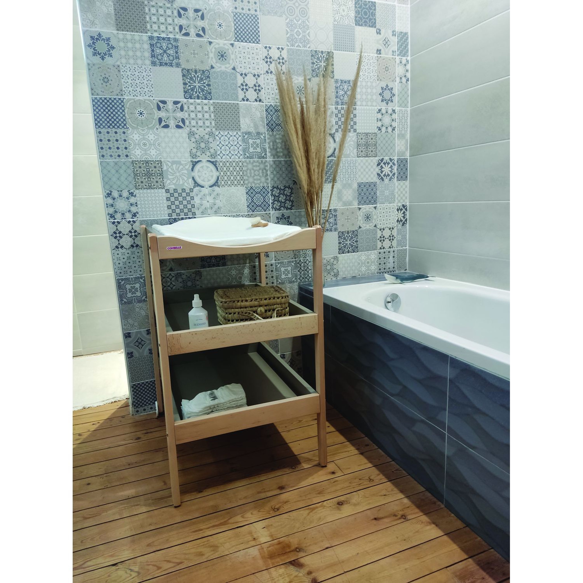 Voir la diapositive 5 : TINEO Lot de 2 housses matelas à langer