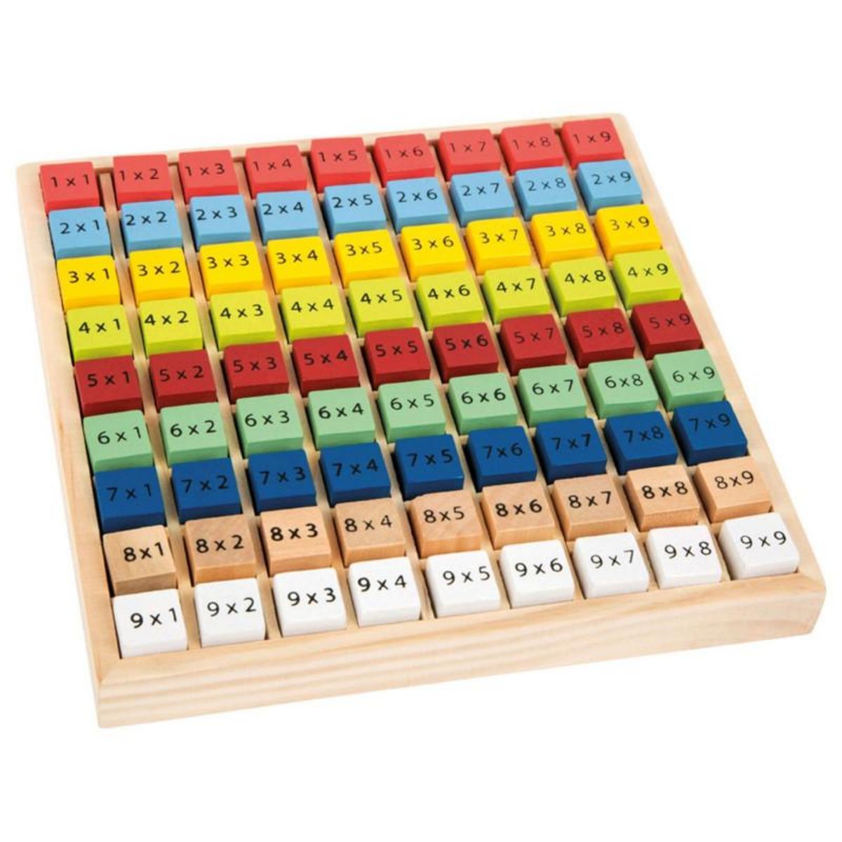 SMALL FOOT Small Foot - Wooden Math Multiplication Color, 82dlg. 11163