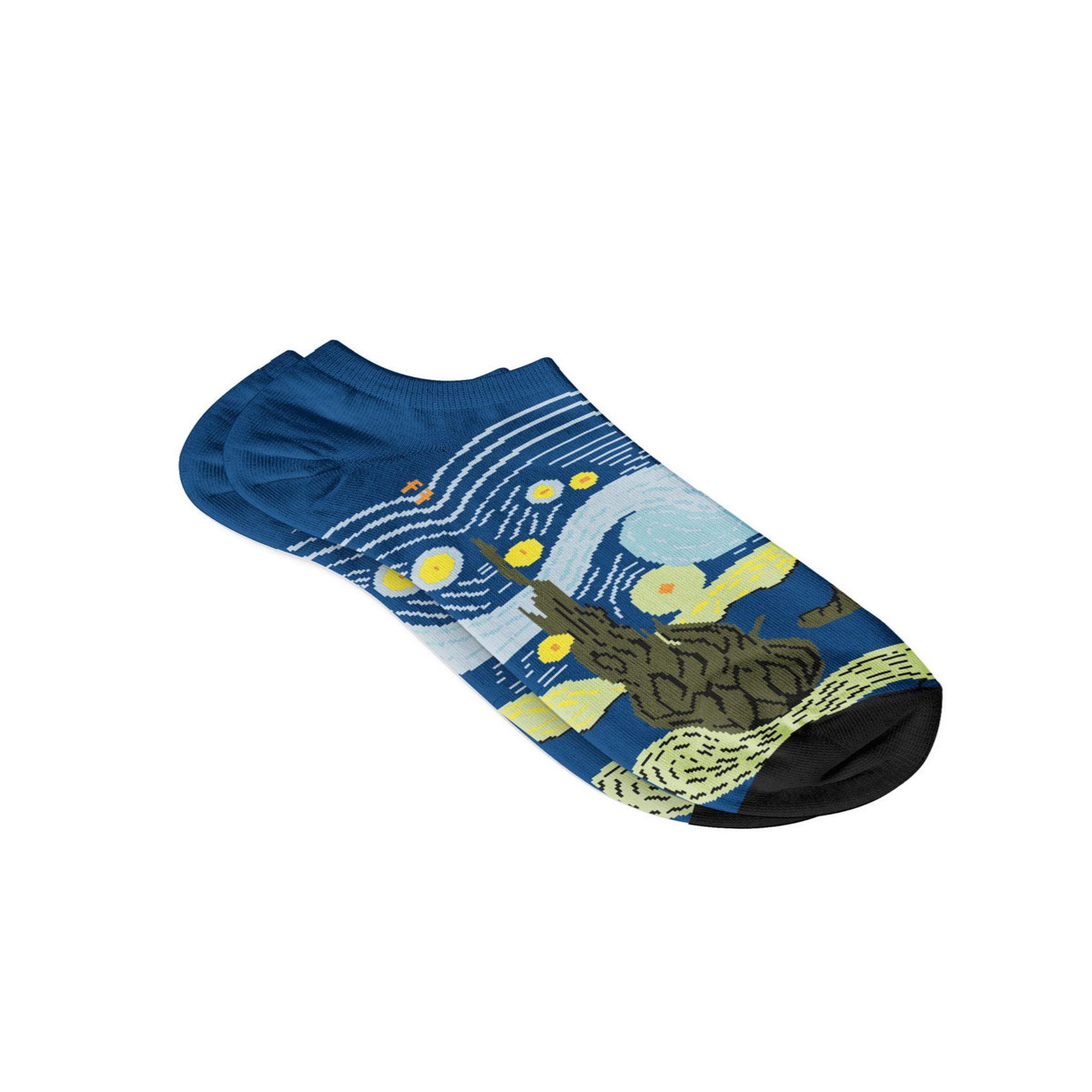 SOCK AFFAIRS Socquettes la nuit étoilée, van gogh