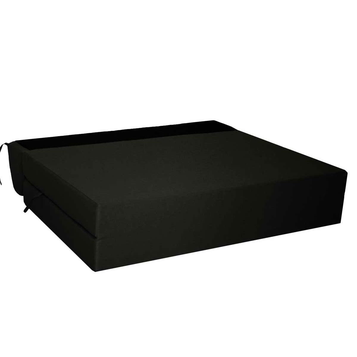 Chauffeuse convertible 1 place en tissu uni CHAPI